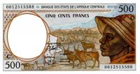 Gallery image for Central African States p101Cg: 500 Francs from 2000